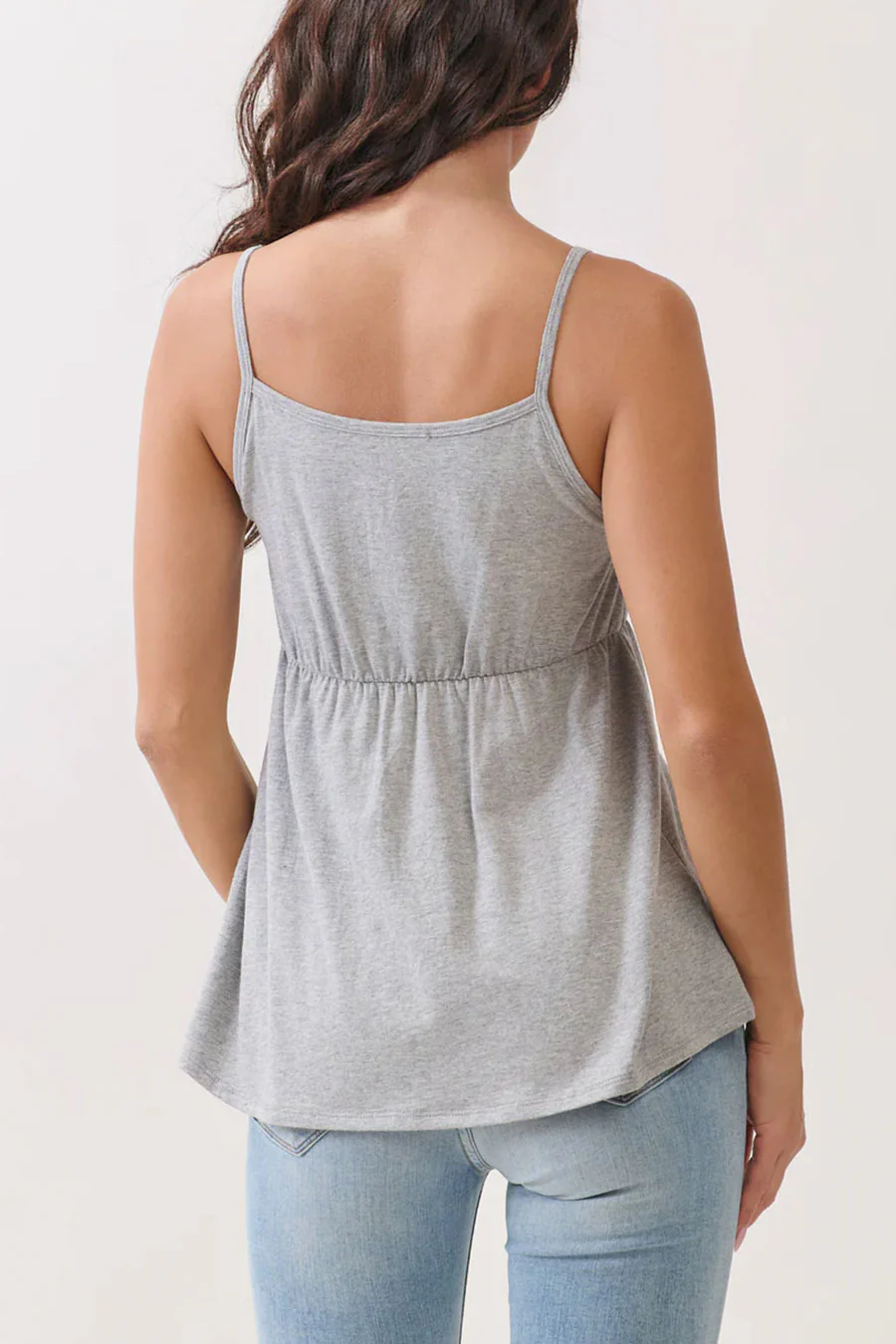 2000s Pleated Lace Trim Babydoll Cami Top - Image 10