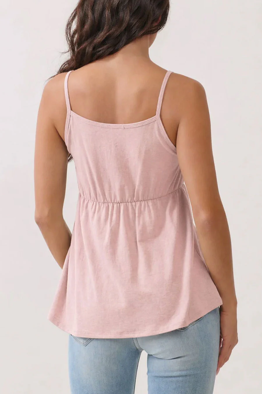 2000s Pleated Lace Trim Babydoll Cami Top - Image 8