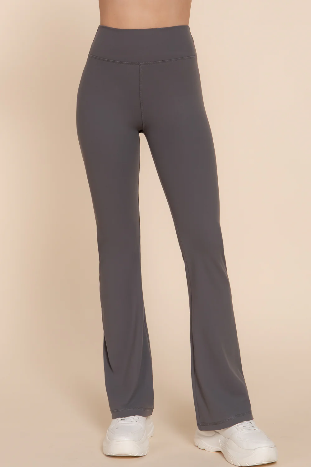 Basic Flare Power Stretch Workout Long Pants - Image 14