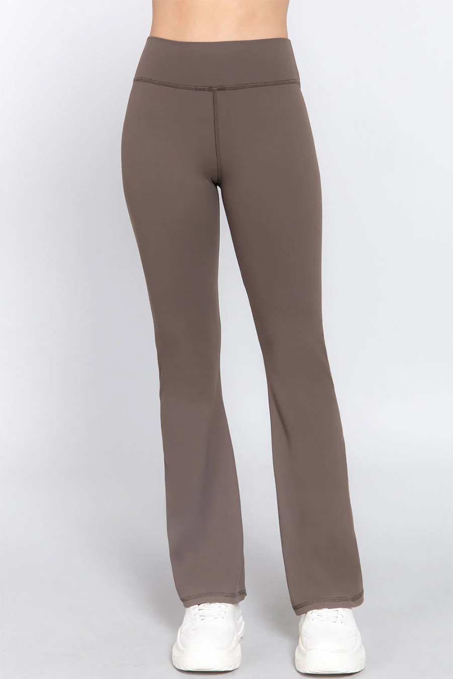 Basic Flare Power Stretch Workout Long Pants - Image 18
