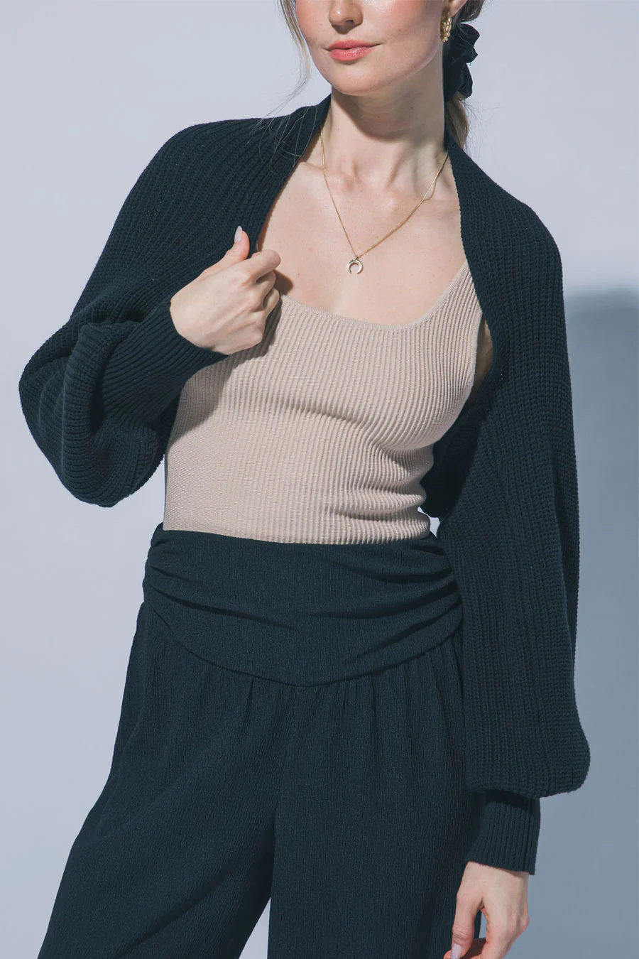 Chunky Sweater Knit Bolero