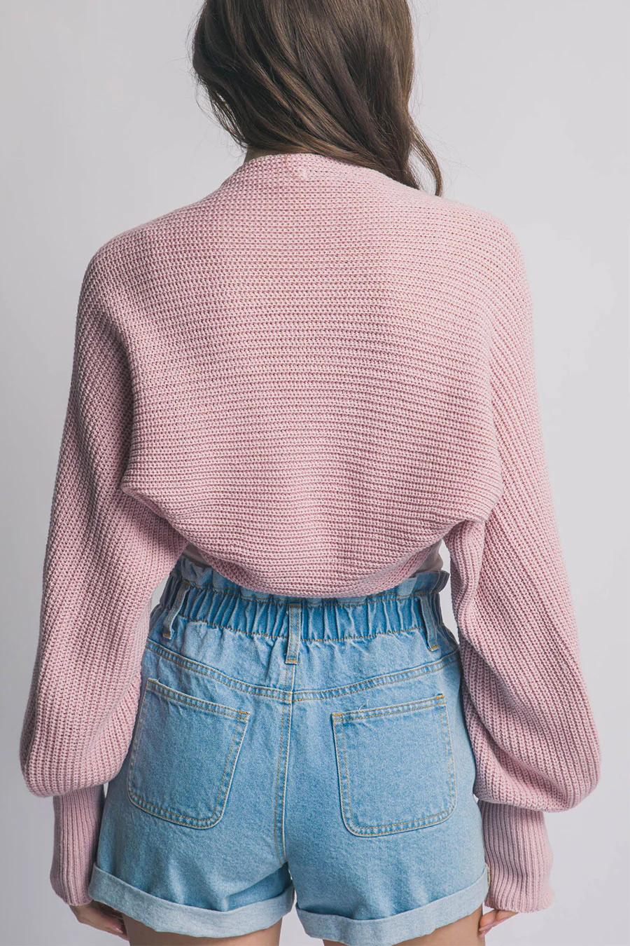 Chunky Sweater Knit Bolero - Image 6