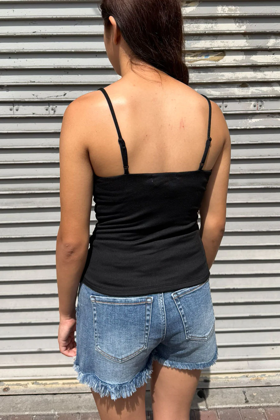 Basic Soft-Hand Buttery Knit Double Layer Cami Top - Image 4