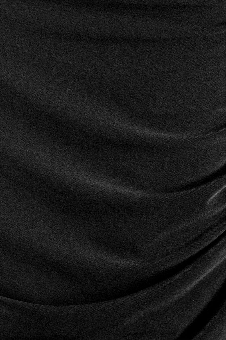 Tresser™ Asymmetrical Off Shoulder Ruched Side Ties Mini Dress - Image 8