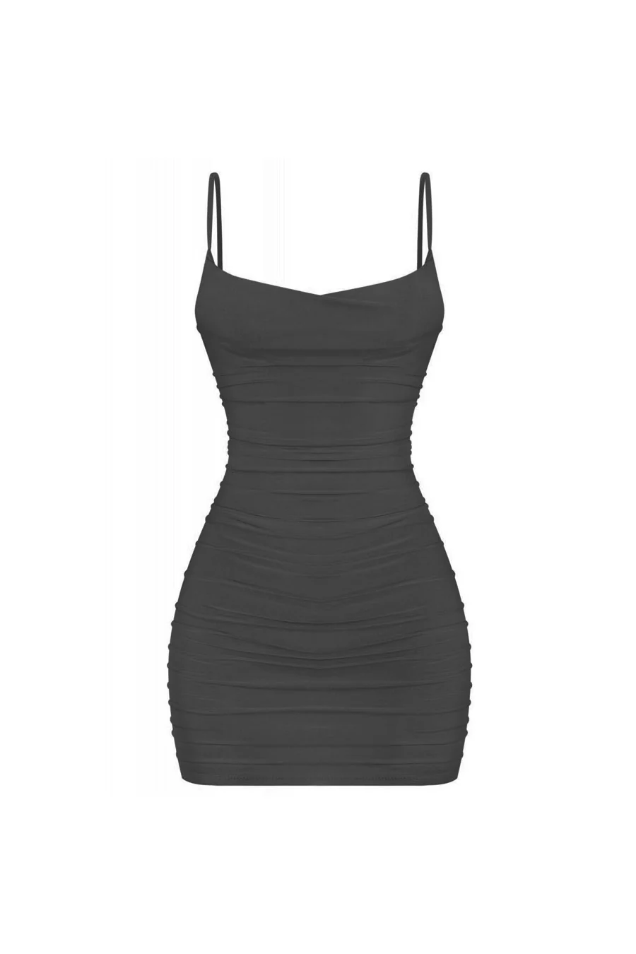 Tresserâ„¢ Cami Open Back Criss Cross Ruched Mini Dress