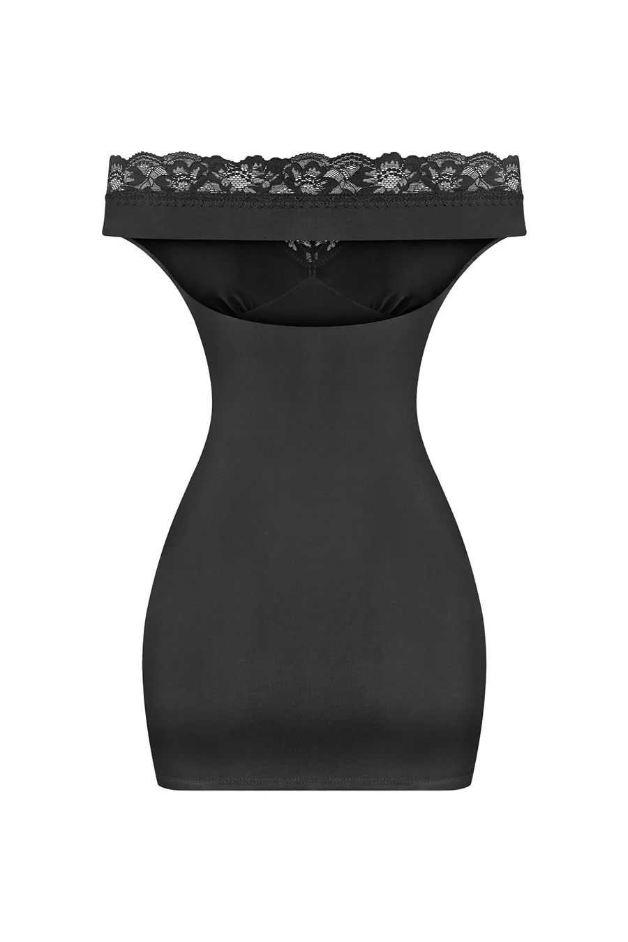 Tresserâ„¢ Off Shoulder Lace Trim Mini Dress - Image 3