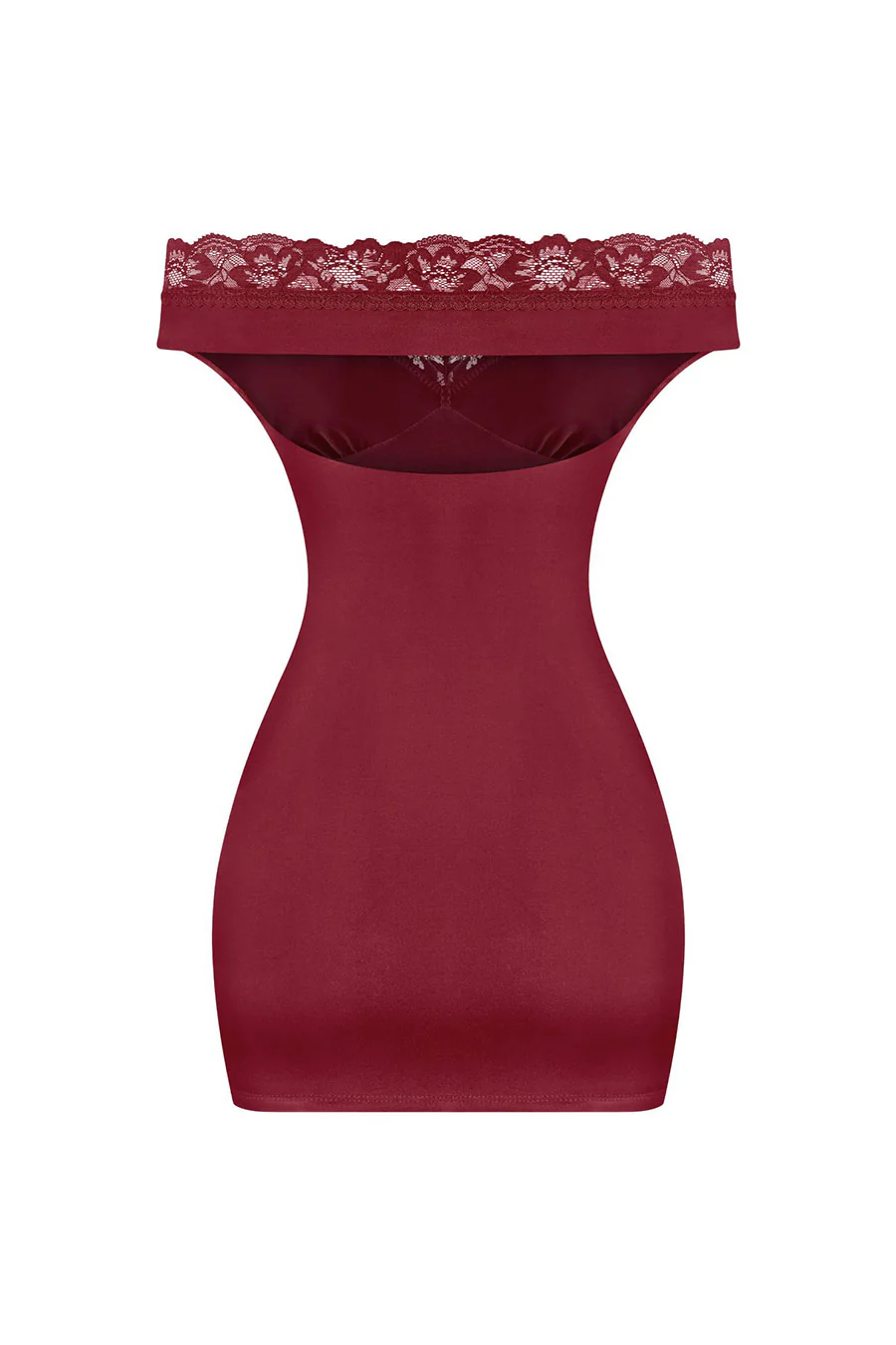 Tresserâ„¢ Off Shoulder Lace Trim Mini Dress - Image 4