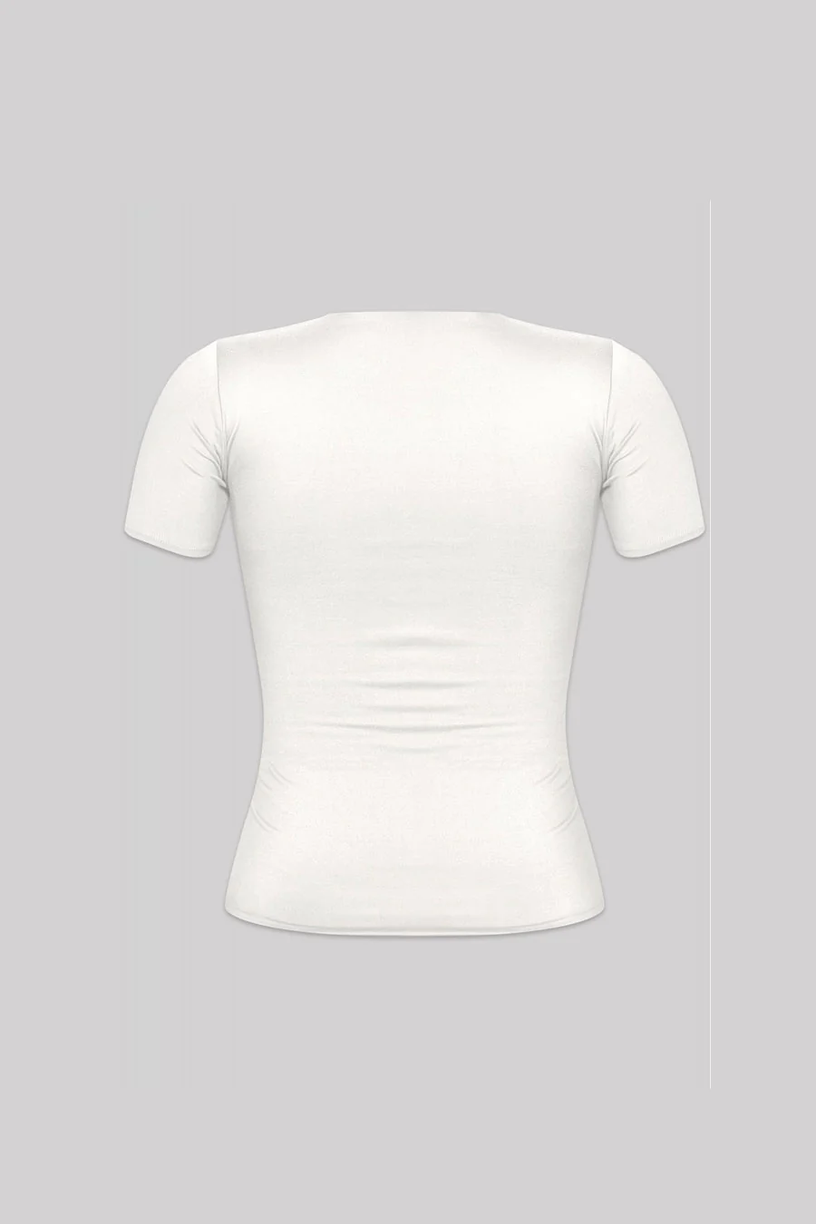 Tresser™ Short Sleeve Round Neck Basic Top (Double-Layer) - Image 14