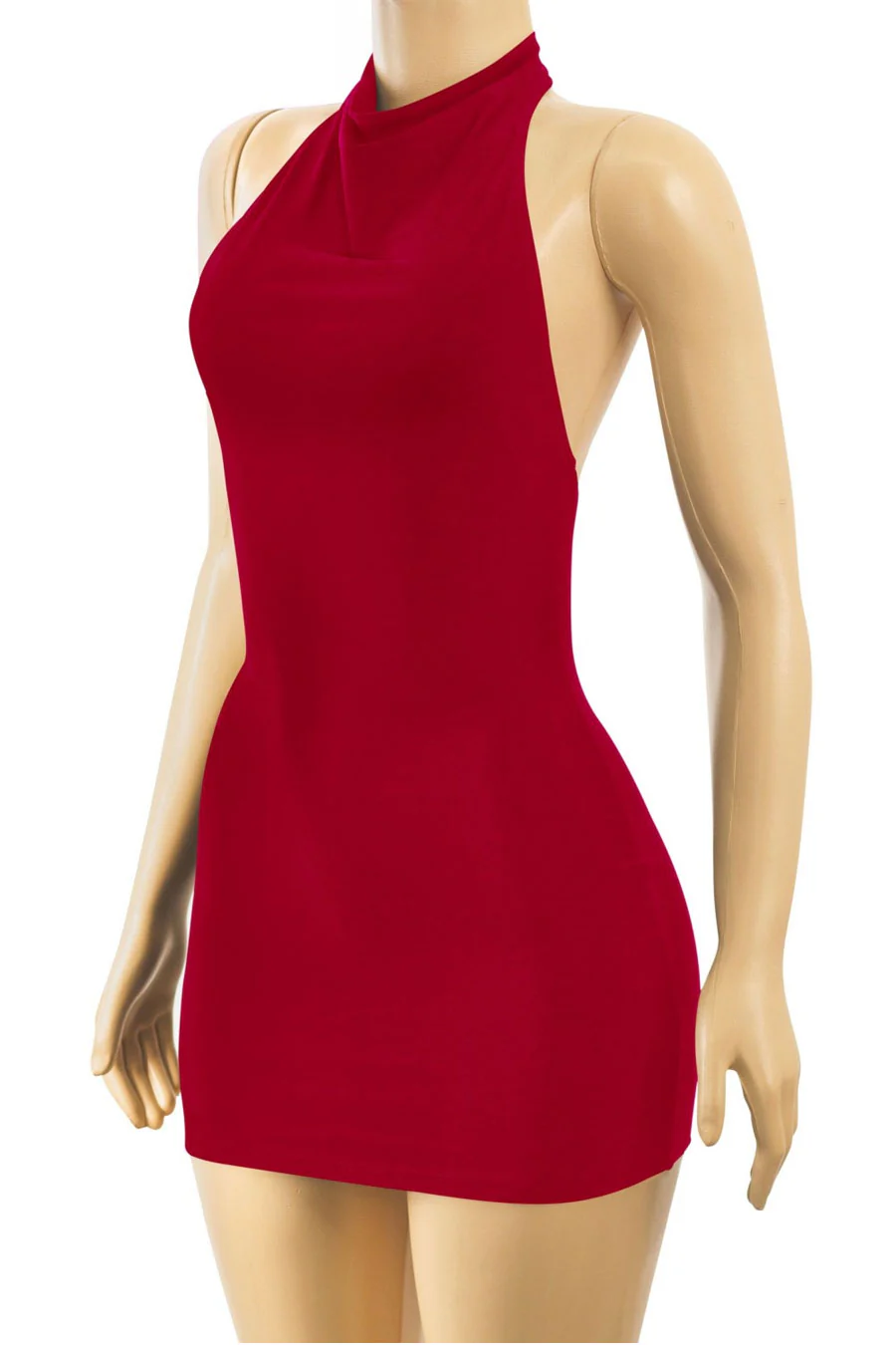 Tresserâ„¢ Sleeveless Halter Open Back Mini Bodycon Dress - Image 10
