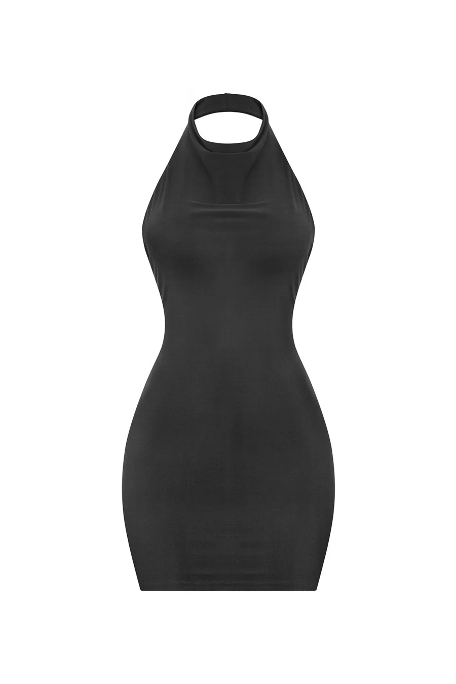 Tresserâ„¢ Sleeveless Halter Open Back Mini Bodycon Dress - Image 3