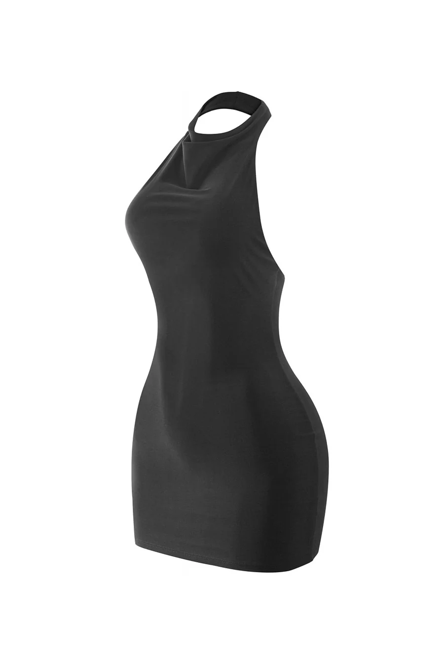 Tresserâ„¢ Sleeveless Halter Open Back Mini Bodycon Dress - Image 4