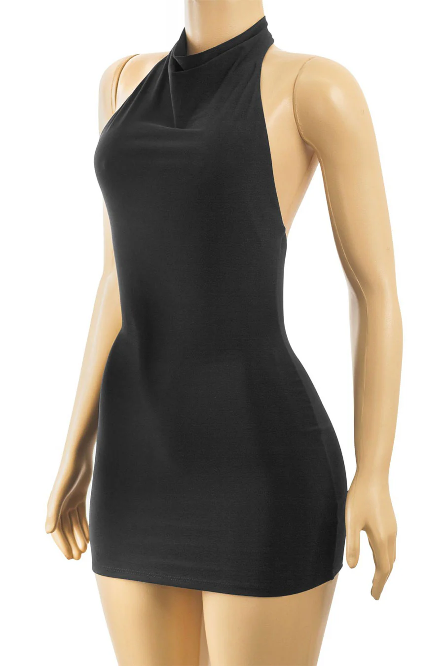Tresserâ„¢ Sleeveless Halter Open Back Mini Bodycon Dress - Image 6