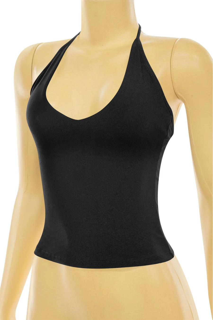 Tresserâ„¢ Sleeveless Self-Tie Halter Crop Top - Image 3