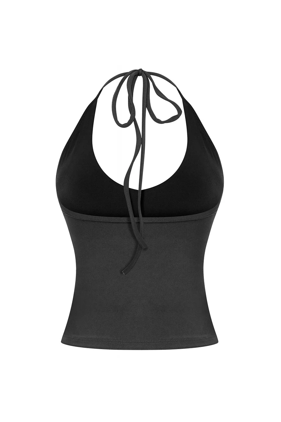 Tresserâ„¢ Sleeveless Self-Tie Halter Crop Top - Image 4