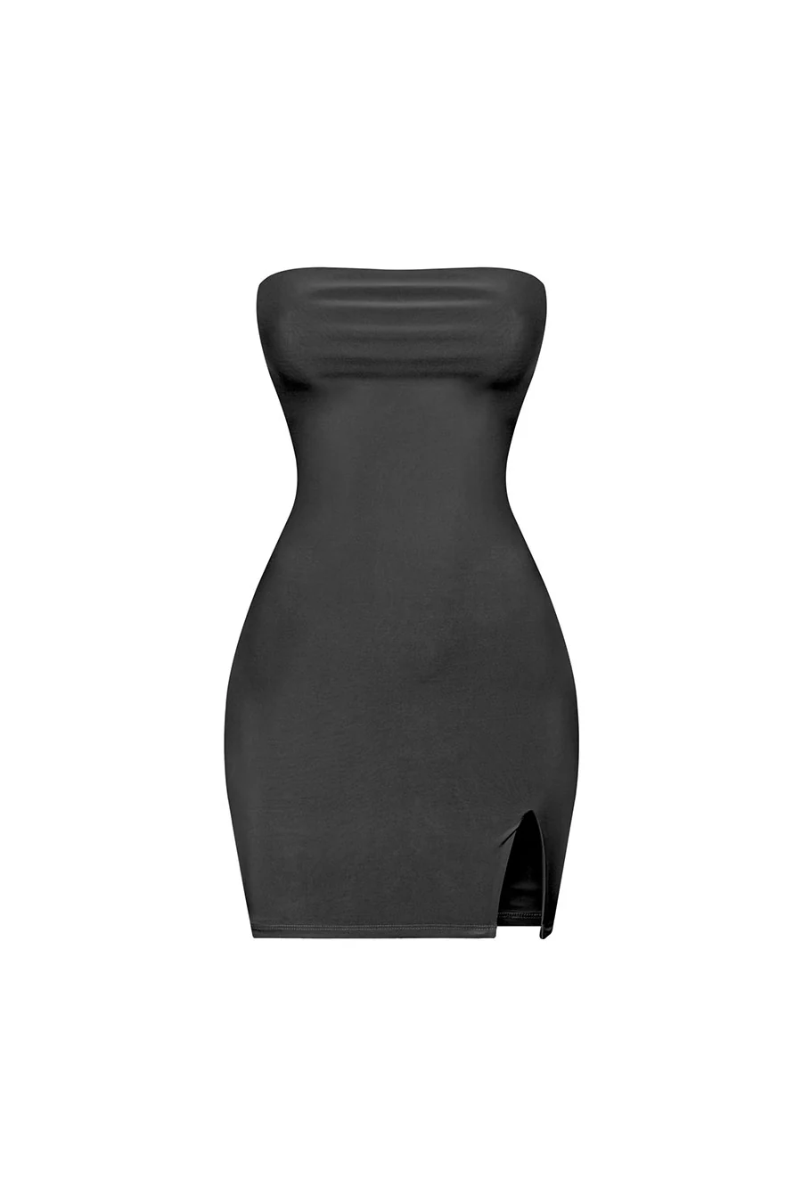 Tresserâ„¢ Strapless Tube Side Slit Mini Dress with Back Tie - Image 3