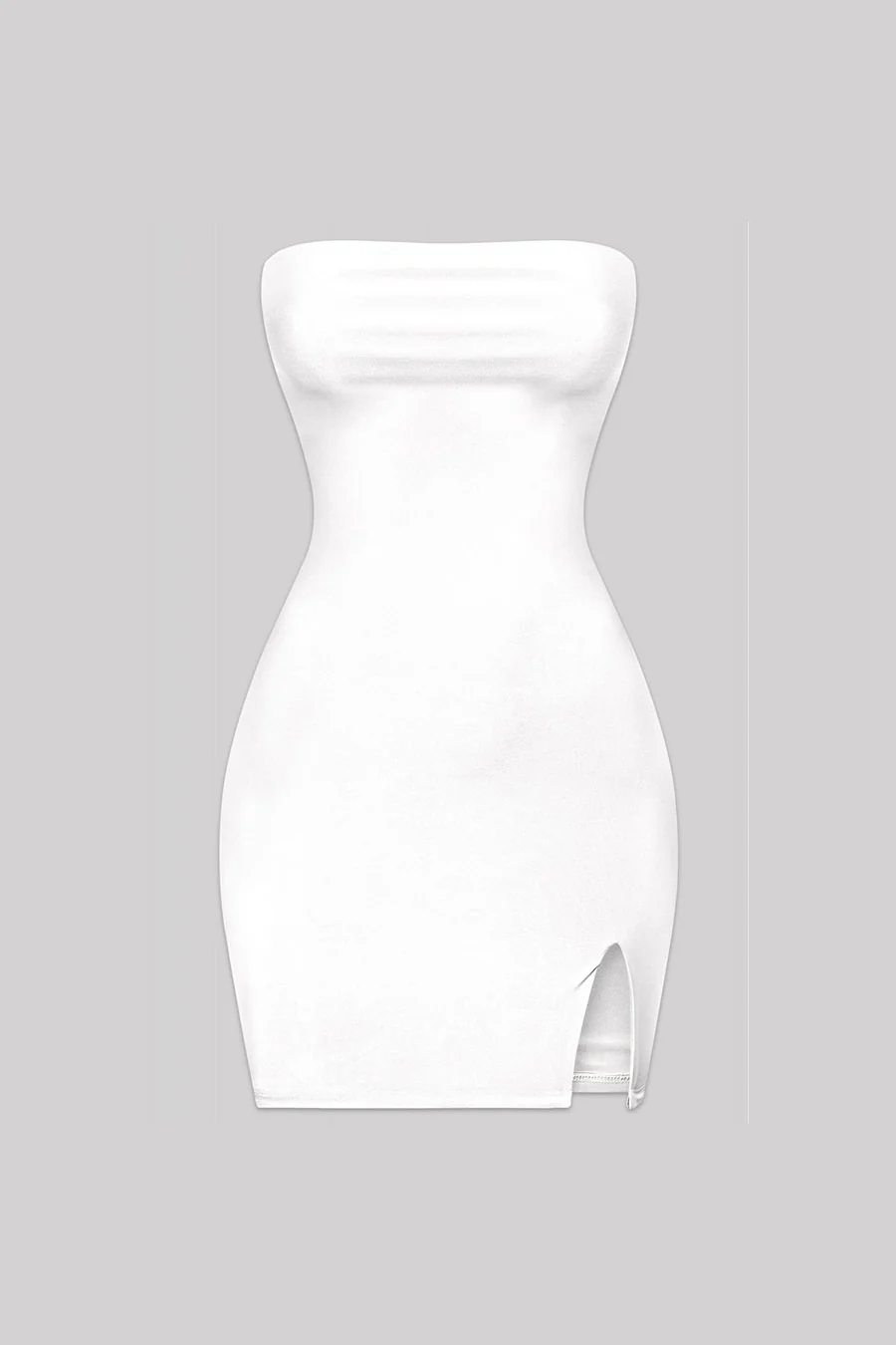 Tresserâ„¢ Strapless Tube Side Slit Mini Dress with Back Tie - Image 6