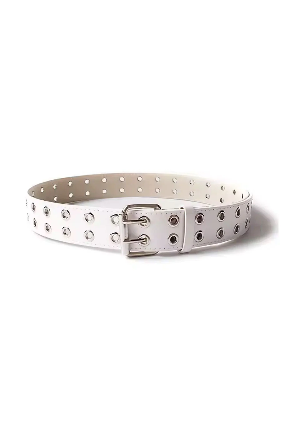 Y2K Essential Grunge/Gothic Double Pin Buckle Belt - Image 2